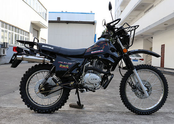 198ml Displacement Dirt Road Motorcycle 840mm Seat Low Fuel Consumption