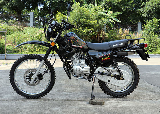 198ml Displacement Dirt Road Motorcycle 840mm Seat Low Fuel Consumption