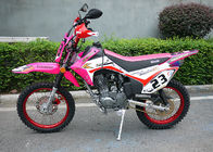 Pink Color Lady Trail Bike Motorcycle 106KG Net Weight Electric / Kick Start