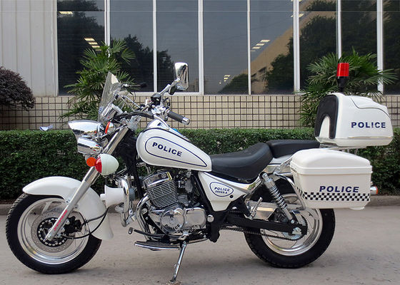 12.5KW Road Cruiser Motorcycles , Police Street Cruiser Motorcycle Double Cylinder Engine