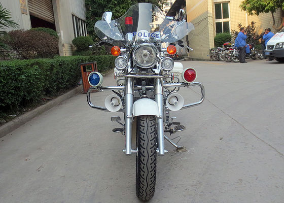 12.5KW Road Cruiser Motorcycles , Police Street Cruiser Motorcycle Double Cylinder Engine