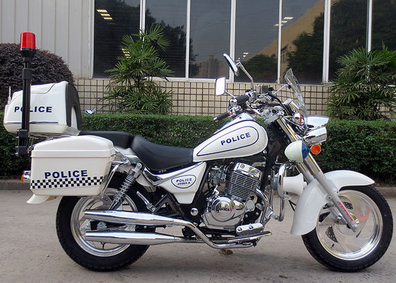 12.5KW Road Cruiser Motorcycles , Police Street Cruiser Motorcycle Double Cylinder Engine